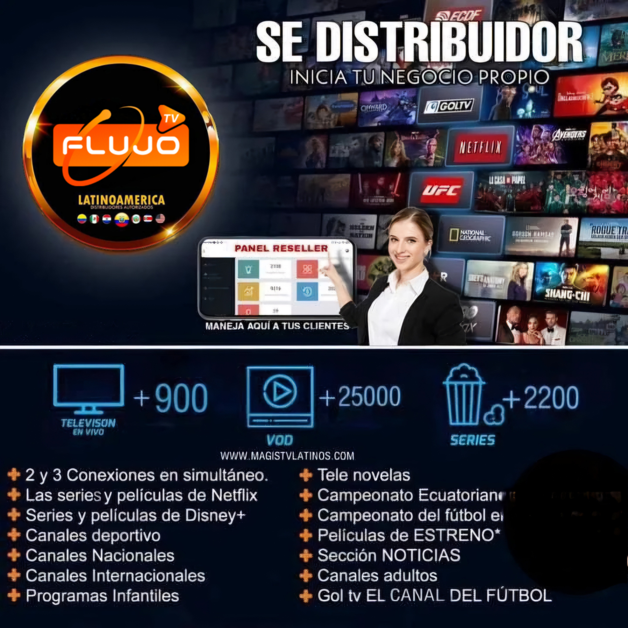 💢MagisTv /ventas de paneles  para distribuidores💢